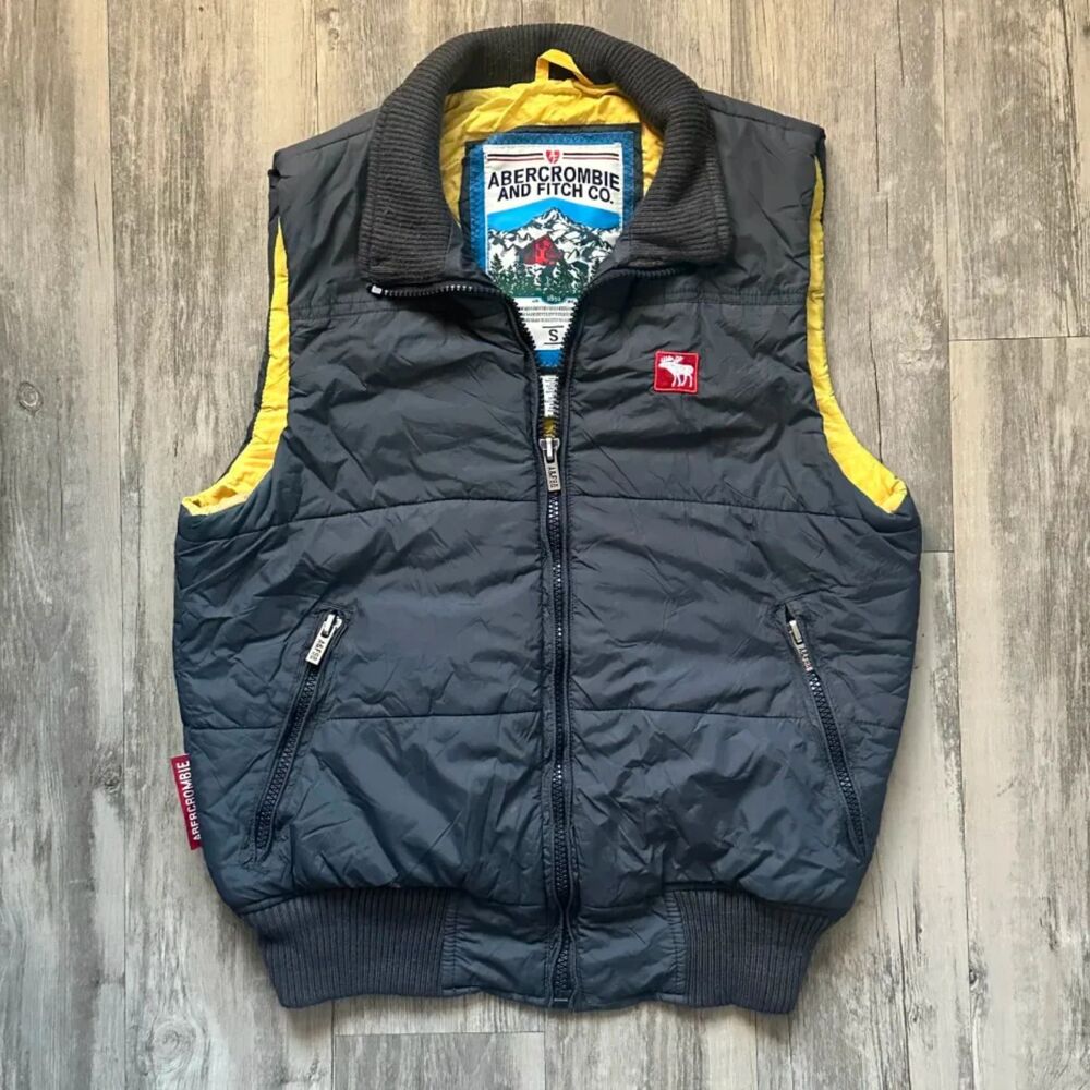 Y2K Abercrombie & Fitch Puffer Vest Size Small